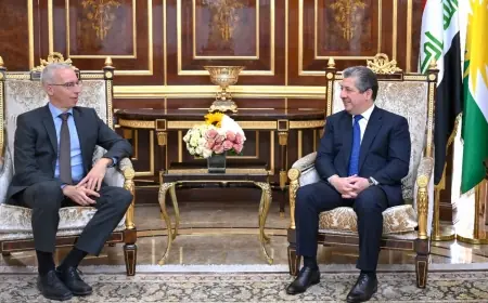 Mesrur Barzani ile Almanya'nın Irak Büyükelçisi iş birliğini görüştü
