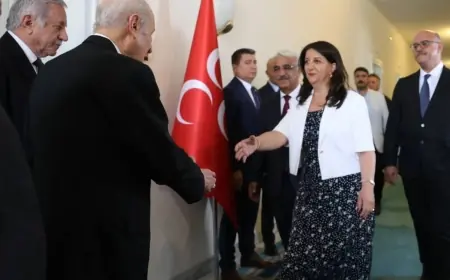 DEM Parti İmralı Bahçeli ile görüştü