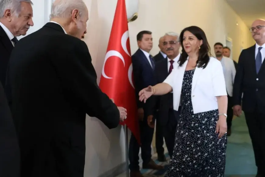 DEM Parti İmralı Bahçeli ile görüştü