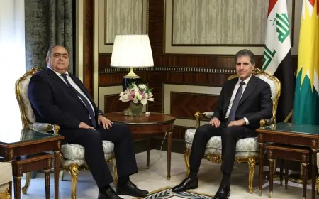 Neçirvan Barzani, Romanya Büyükelçisi Dobre’yi kabul etti
