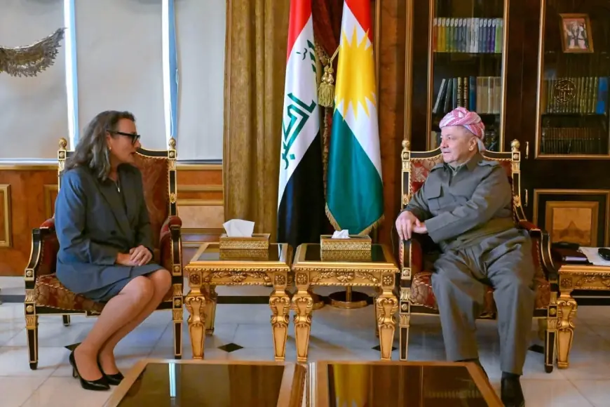 Başkan Barzani ABD'nin Erbil Başkonsolosunu kabul etti