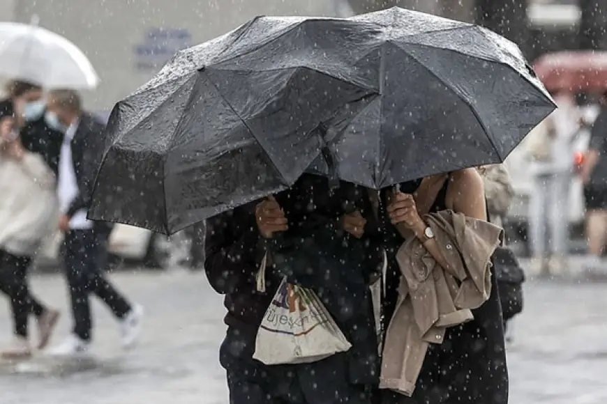 14 il için sarı ve turuncu kodlu uyarı