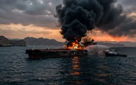 İran: Hürmüz Boğazı’nda mayına çarpan dev petrol tankerinde yangın çıktı