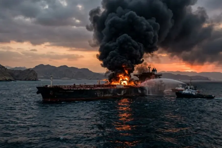 İran: Hürmüz Boğazı’nda mayına çarpan dev petrol tankerinde yangın çıktı