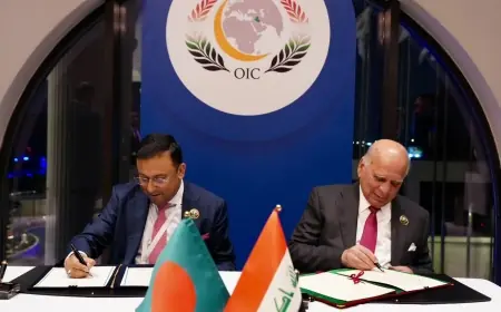 Irak ve Bangladeş iki önemli mutabakat zaptı imzaladı