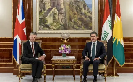 Neçirvan Barzani, İngiltere Ulusal Güvenlik Danışmanı ile görüştü