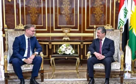Mesrur Barzani, AB temsilcisi ile görüştü