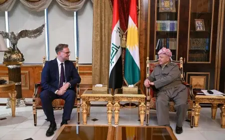 Başkan Barzani, AB’nin Erbil’deki yeni temsilcisini kabul etti