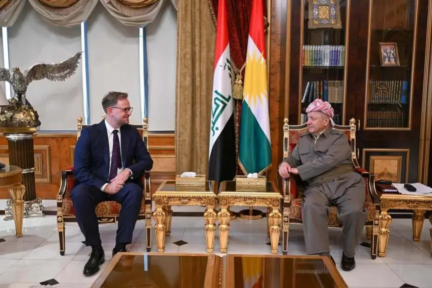 Başkan Barzani, AB’nin Erbil’deki yeni temsilcisini kabul etti