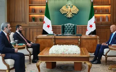 Ahmed Şara ve Tom Barrack Şam’da bir araya geldi