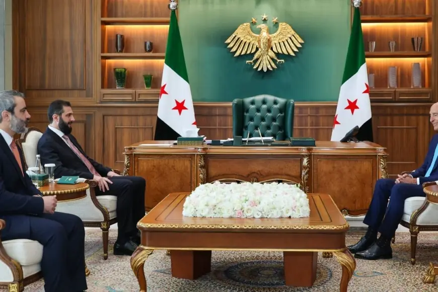 Ahmed Şara ve Tom Barrack Şam’da bir araya geldi