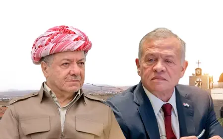 Başkan Barzani'den Ürdün Kralı II. Abdullah'a taziye mesajı