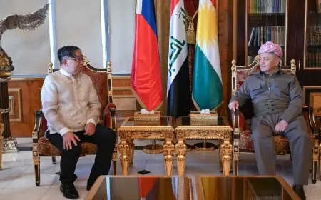 Başkan Barzani  Filipinler'in Irak Büyükelçisini kabul etti
