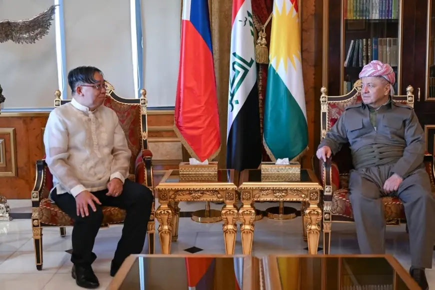 Başkan Barzani Filipinler'in Irak Büyükelçisini kabul etti