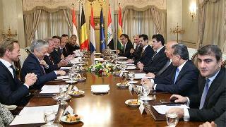 Wezîrên derve yên Beneluxê li Hewlêrê ne