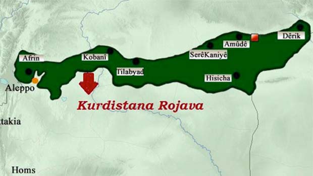PYDê navê 100 salî yê Rojava rakir û kir Bakûrê Sûriyê
