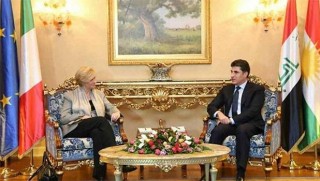 Wezîra îtalî Pinotti û Neçîrvan Barzanî hevdîtinek li dar xistin