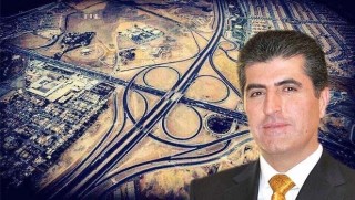 Nêçîrvan Barzanî caddeya 120 metrî li Hewlêrê vedike