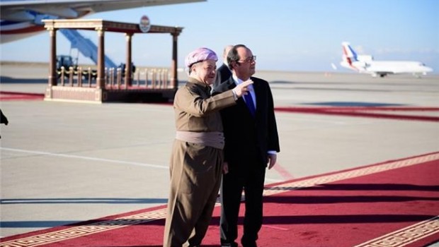 Barzanî û Serokê Fransa dicivin
