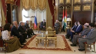 Barzanî pêşwazî li şanda Wezareta Derve ya Rûsyayê kir