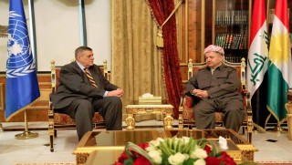 Serok Barzanî û Nûnerê Sekreterê Giştî yê NY qonaxa piştî nemana DAIŞê gotbêj dikin