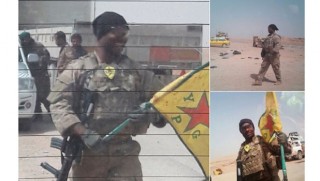 Leşkerê Amerîkî yê ala YPGê dihejîne bû rojeva medya civakî