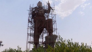 Mezintirîn peykerê pêşmerge li Kerkûkê