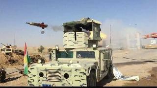 Hêzên Pêşmerge Maxmûr paşve stand