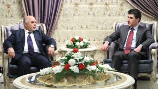 Nêçîrvan Barzanî li gel Heyder Ebadî civiya