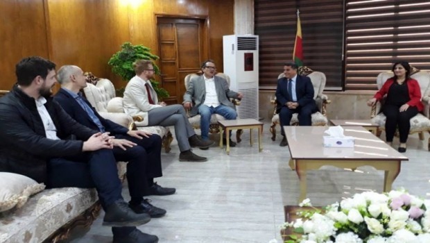 Heyeteke brîtanî serdana Rojava kir