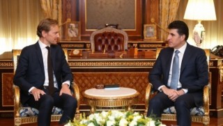 Serokwezîr Barzanî pêşwaziya Hendrik Van de Velde kir