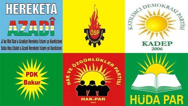 Kîne rêxistin û partiyên me?