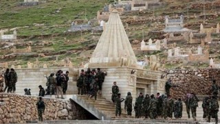 Pêşmerge jî di nav de li Şingalê baregeheke leşkerî ava dibe