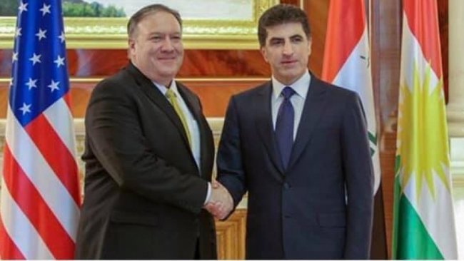 Wezîrê Derve yê Amerîkayê pîrozbahî li Nêçîrvan Barzanî kir