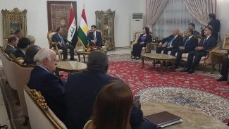 Şanda Encûmena Asayişa Navdewletî û şanda Herêma Kurdistanê civiyan