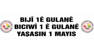 1ê Gulanê li hemû karker û kedkarên cîhanê piroz be