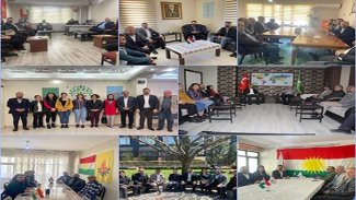 HEZKURDê ji bo berfirekirina xebatên Zimanê Kurdî, serdana partiyan kir.