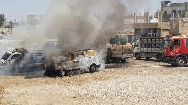 Li Hesekê wesayîtek teqiya