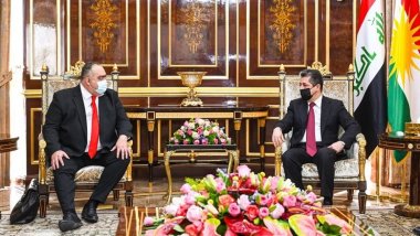 Serokwezîrê Herêma Kurdistanê pêşwazî li li Balyozê Romanya yê nû li Iraqê kir