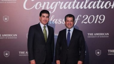 Nêçîrvan Barzanî û Mesrûr Barzanî beşdarî merasima derçûna qutabiyan dibin