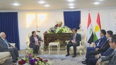 Mesrûr Barzanî serdana Wezareta Çandinî û Çavkaniyên Avê kir