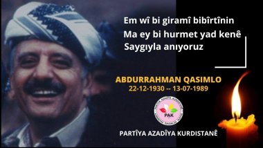 PAK:  Qasimlo, sîyasetmedar, rewşenbîr û dîplomatekî welatperwer bû.