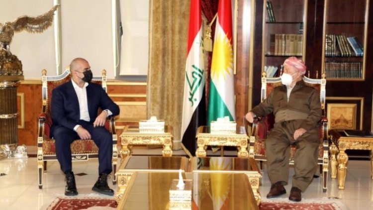 Serok Barzanî û Bafil Talebanî pirsa Serokomarê Iraqê gotûbêj dikin