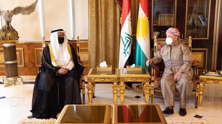 Konsulê Kuwêtê xatirê xwe ji Serok Barzanî xwast