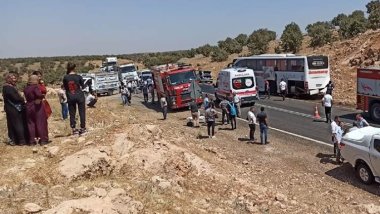 Li Şirnexê bûyera trafîkê: 1 mirî û 12 birîndar hene