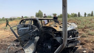 Li sînorê Silêmaniyê dronekê otomobîlek kir armanc