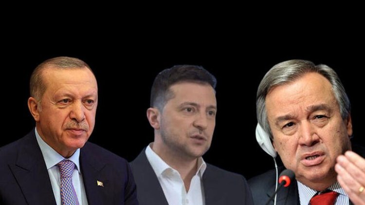 Guterres, Zelensky û Erdogan li Ukraynayê dicivin