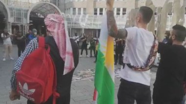 Kurdên li Almanyayê li dijî binpêkirinên Rojavayê Kurdistanê xwepêşandan kirin