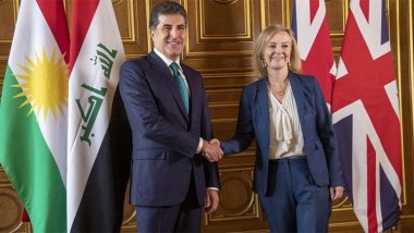 Nêçîrvan Barzanî pîrozbahî li Liz Truss kir