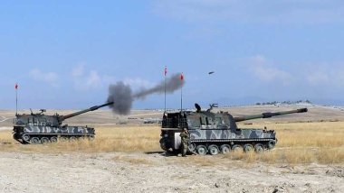 Tirkiyê gundê Um el-Xêr li Til Temirê topbaran kir